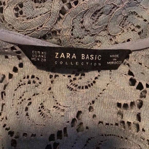 Zara crop lace top - Picture 4 of 4